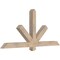 Ekena Millwork Kennewick Smooth Timber Gable Bracket, Douglas Fir, 60"W x 27"H x 3 1/2"D x 3 1/2"F, 11/12 Pitch GBW060X27X0404KEN00SDF - alternate 4
